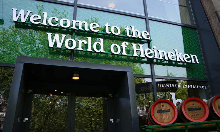 Viva a Heineken Experience em Amsterdã